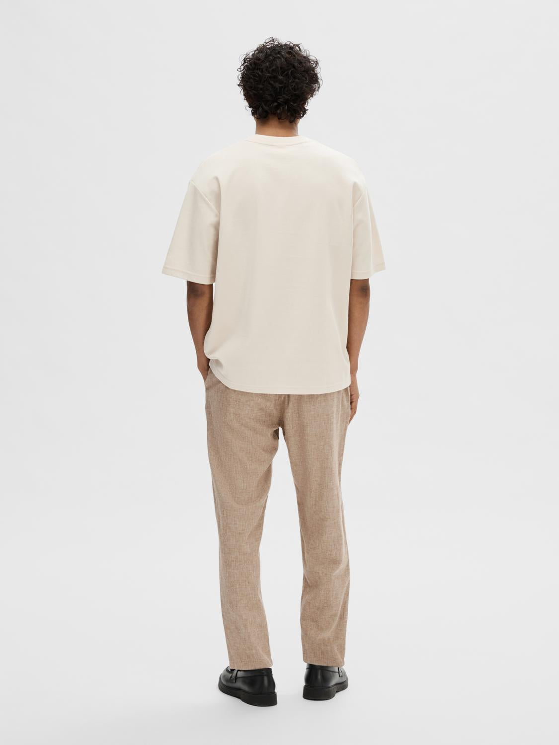 Loose Oscar T-Shirt - Beige/ Oatmeal